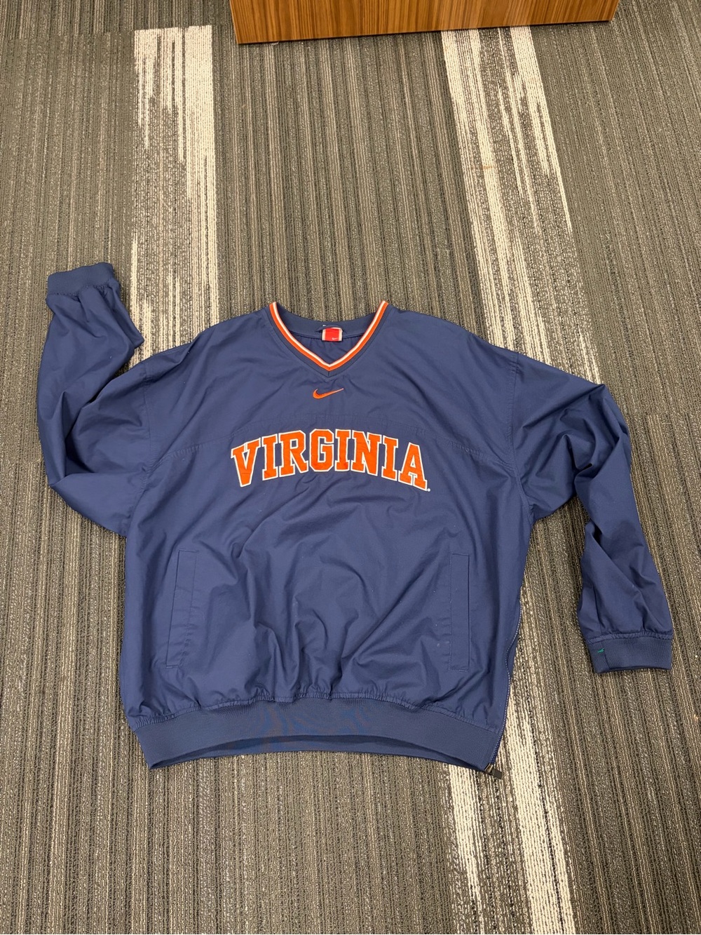 Nike Navy & Orange Virginia Pullover